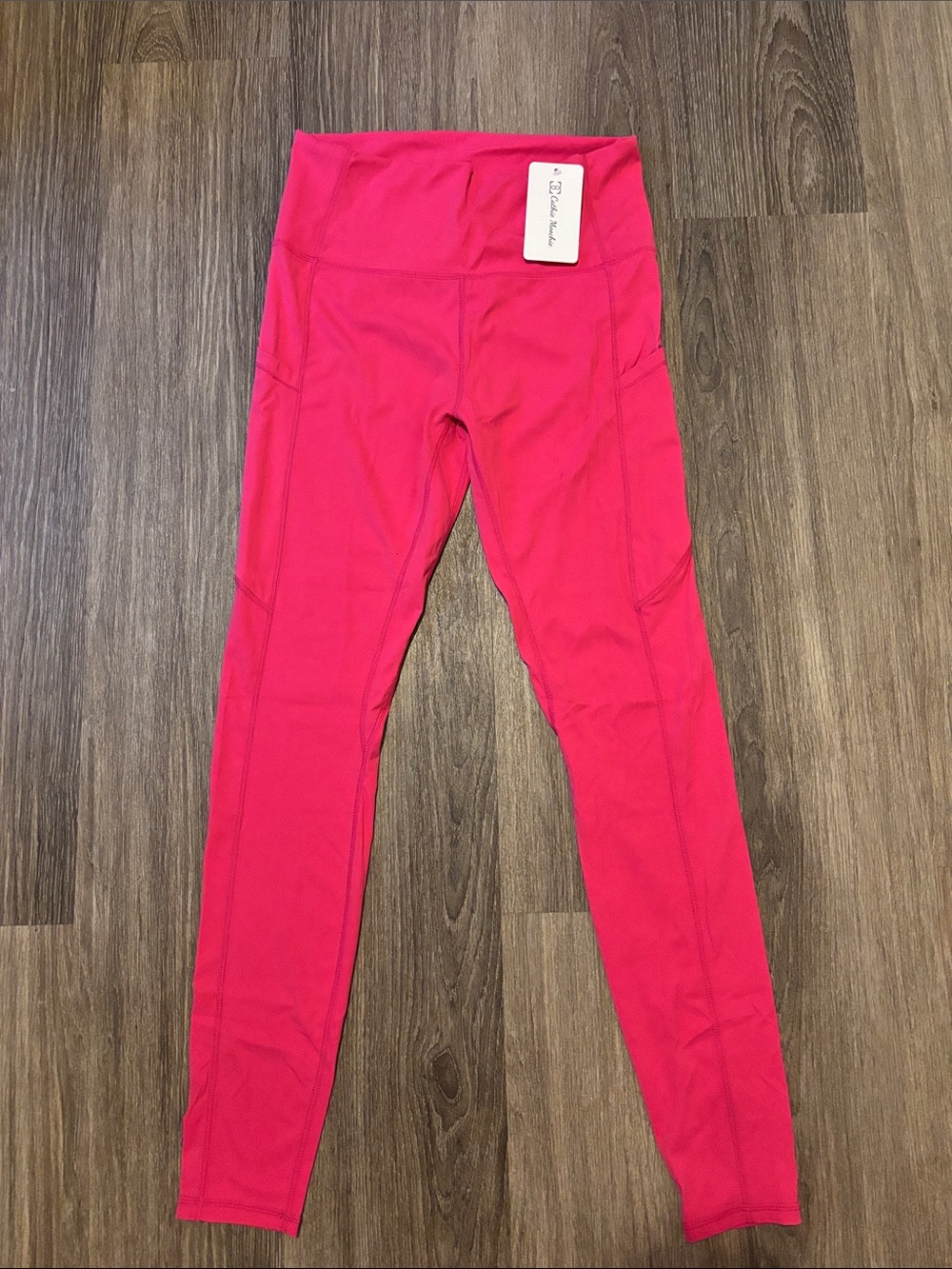 High-Rise Pink Performance Leggings
